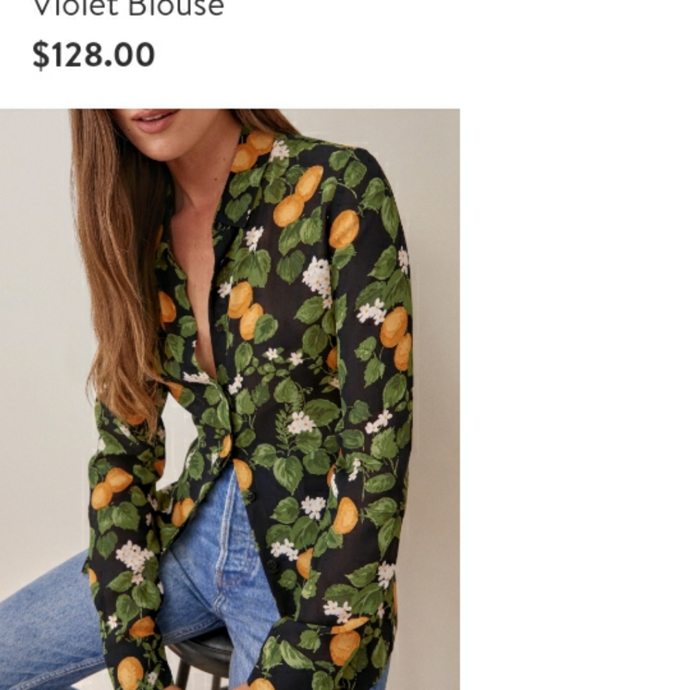 Brand new medium reformation blouse.